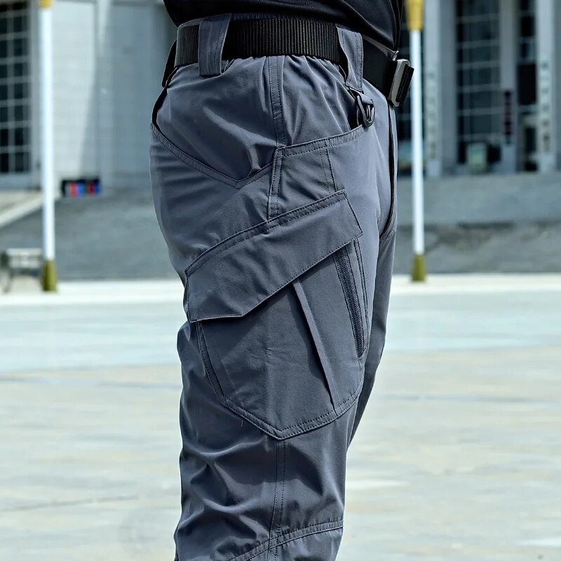 AliExpress Military Tactical Pants Cargo Men Waterproof Trousers Casual Pants Wear-resistant Multi-pocket Outdoor Hiking Work Trousers Male, view 5