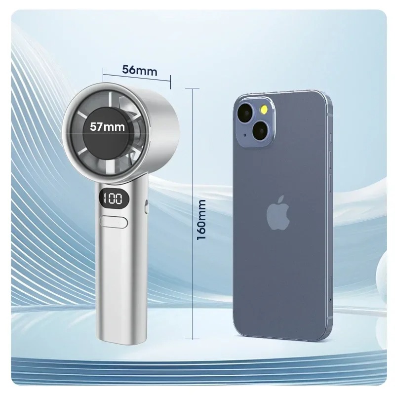 AliExpress Mini Handheld USB Rechargeable Personal Fan, view 6