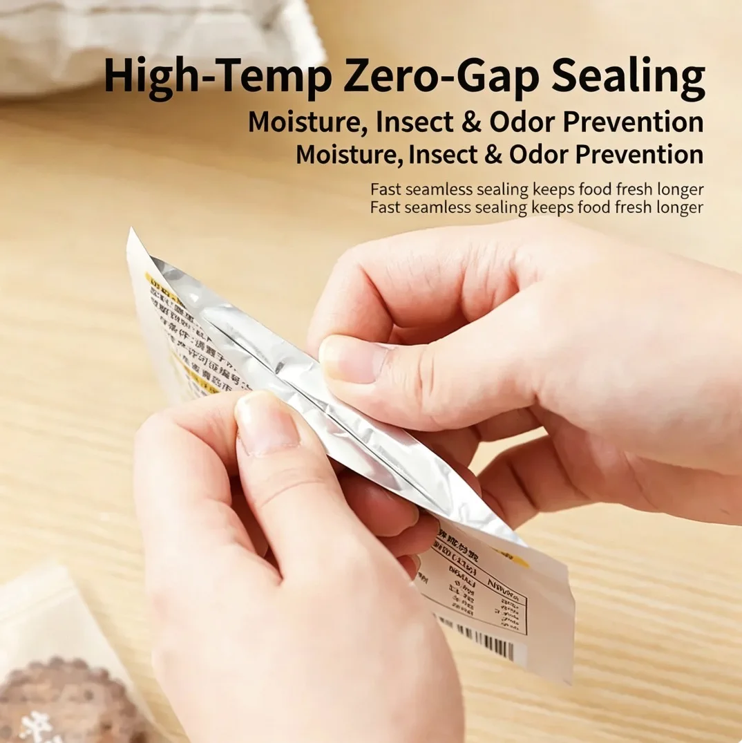 AliExpress Mini Heat Sealer Plastic Bag Heat Sealing Machine Rechargable Plastic Storage Package Sealer Handheld Clip Bag Food Heat Sealer, view 5