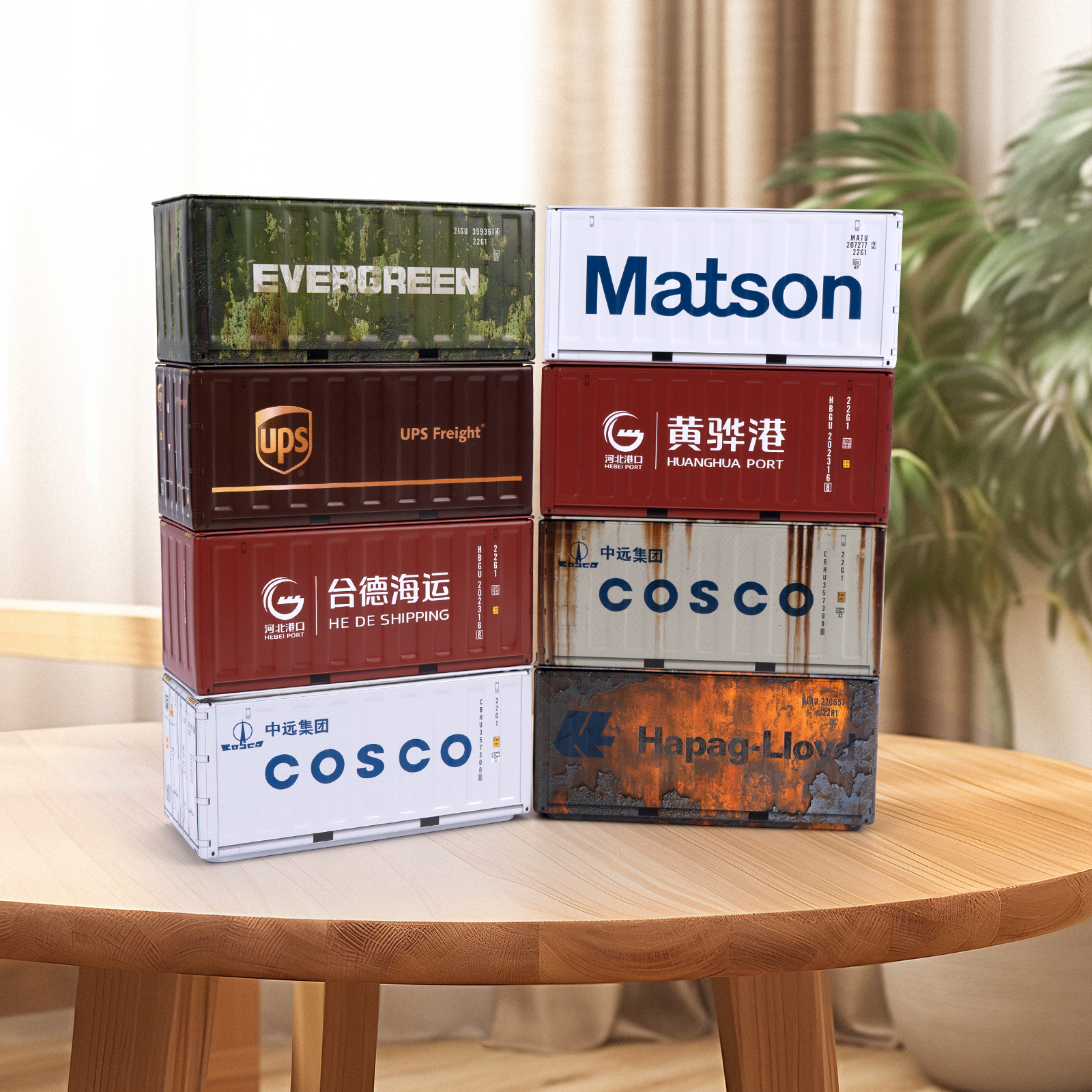 AliExpress Mini Iron Storage Box Creative Decoration Collect Small Items Miniature Storage Display Box Desktop Mini Container Model Gifts, view 2
