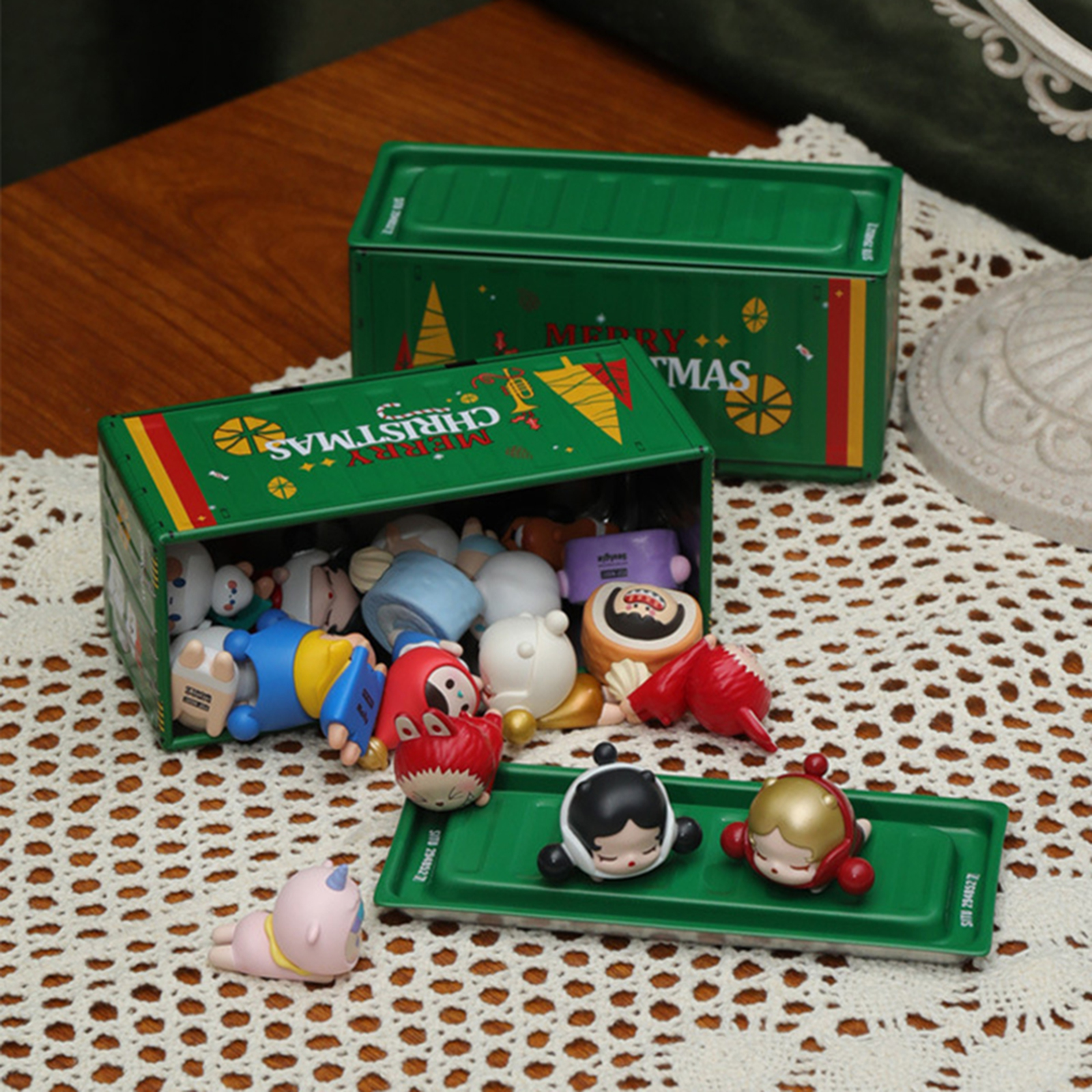 AliExpress Mini Iron Storage Box Miniature Storage Display Box Desktop Mini Container Model Creative Decoration Collect Small Items Gifts, view 3
