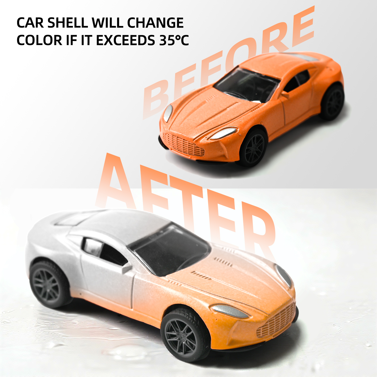AliExpress Mini Magic Water & Temp Color Change Alloy Car 1:60, Pull Back Racing Model with Durable Crash-Proof Slide for Boys Kids Gifts, view 6
