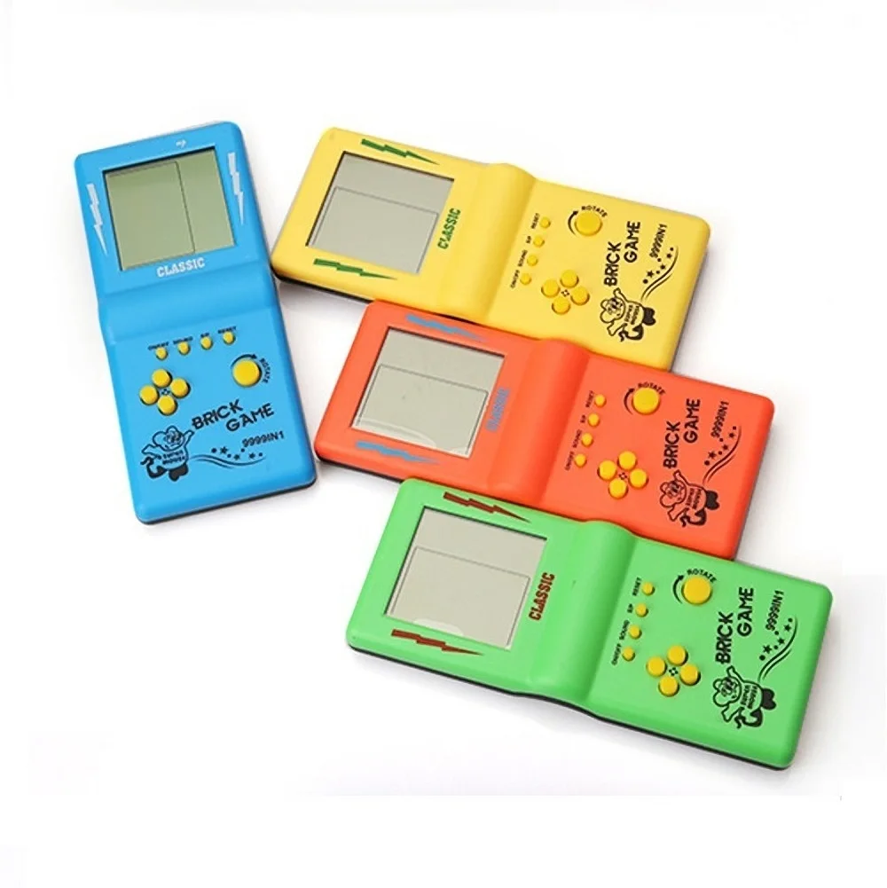 AliExpress Mini Portable Game Console BRICK GAME Handheld Players Nostalgic Educational Toys Pocket 4 Colors Classic Elderly Childhood Gift, view 6