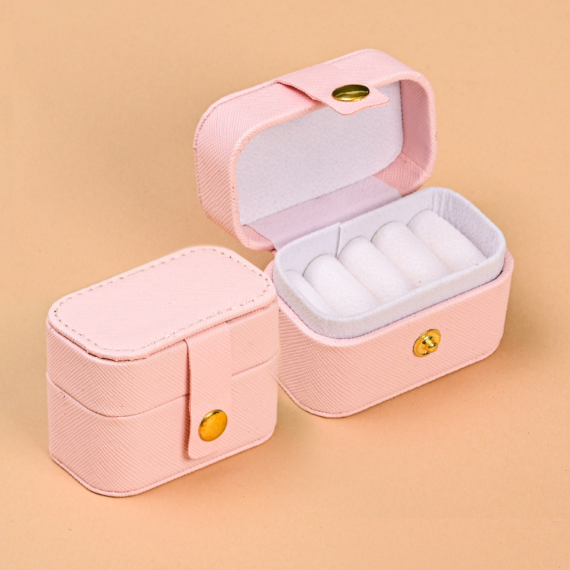 AliExpress Mini Leather Travel Jewelry Storage Bag, view 3