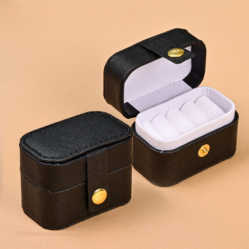 AliExpress Mini Leather Travel Jewelry Storage Bag, view 4