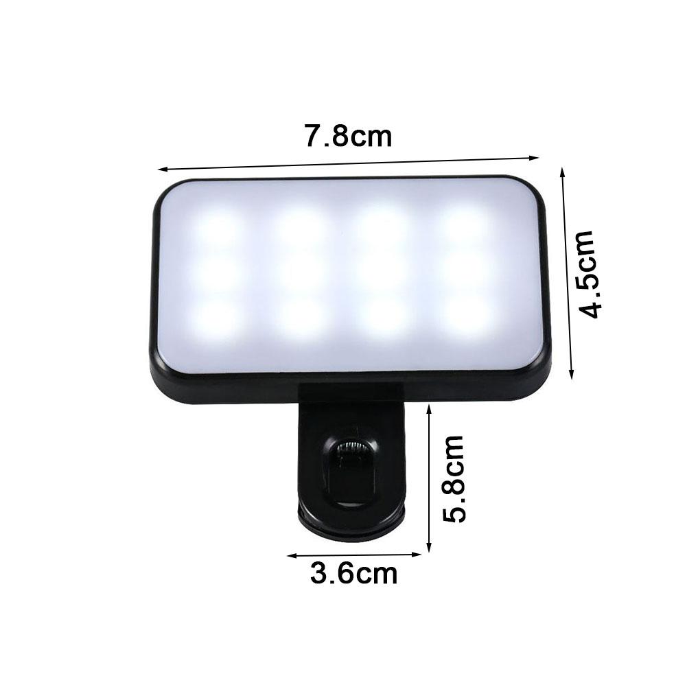 AliExpress Mini Selfie Fill Light 3Modes Adjustable Video Conferencing Fill Light Rechargeable Brightness Clip On For Computer Mobile Phone, view 5