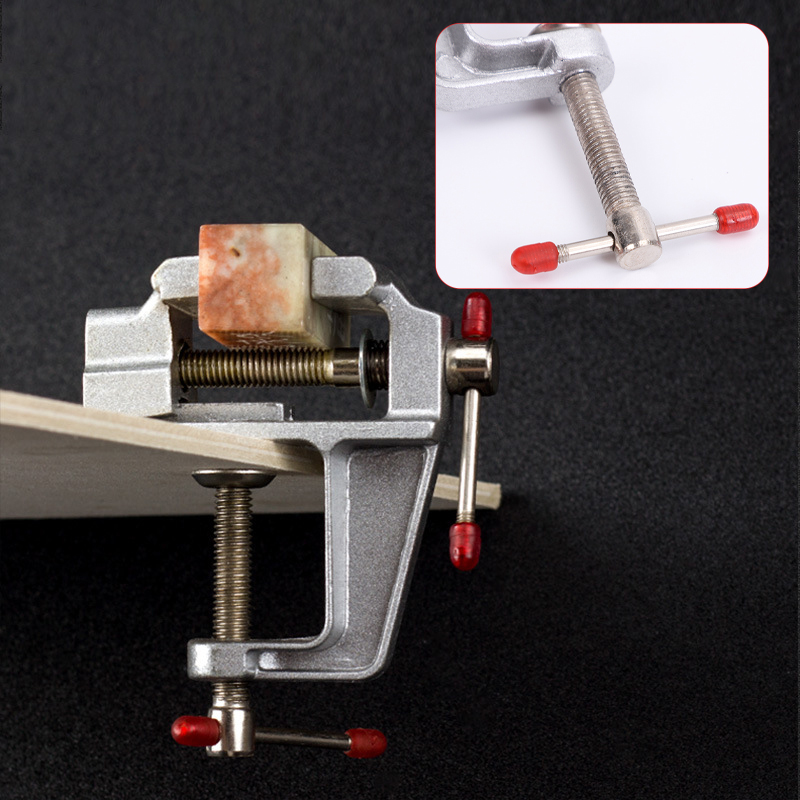 AliExpress Mini Clamp-On Aluminum Bench Vise (3.5 in), view 4
