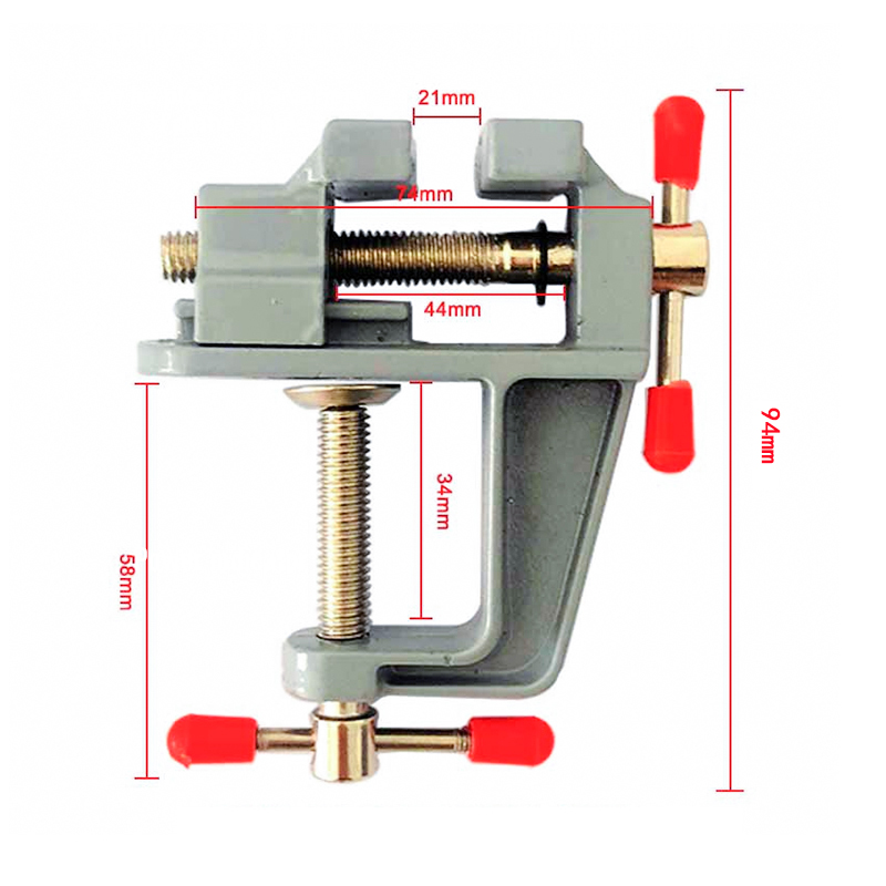 AliExpress Mini Clamp-On Aluminum Bench Vise (3.5 in), view 6