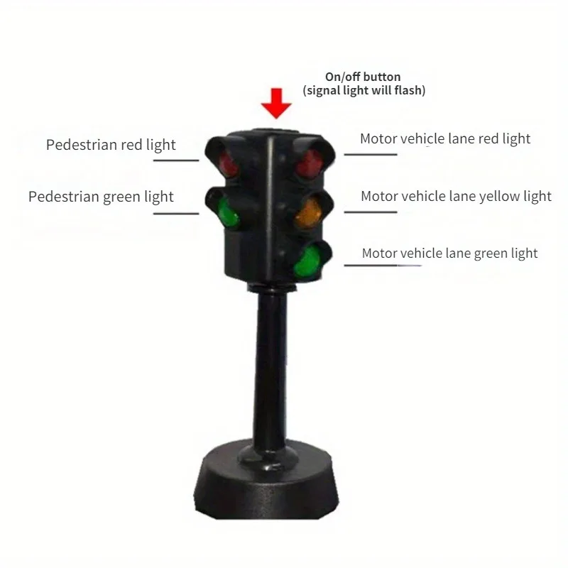 AliExpress Mini Traffic Signs Road Light Block,Children Safety Education Kids' Puzzle Traffic Light Toy, Kids' Gift, view 5