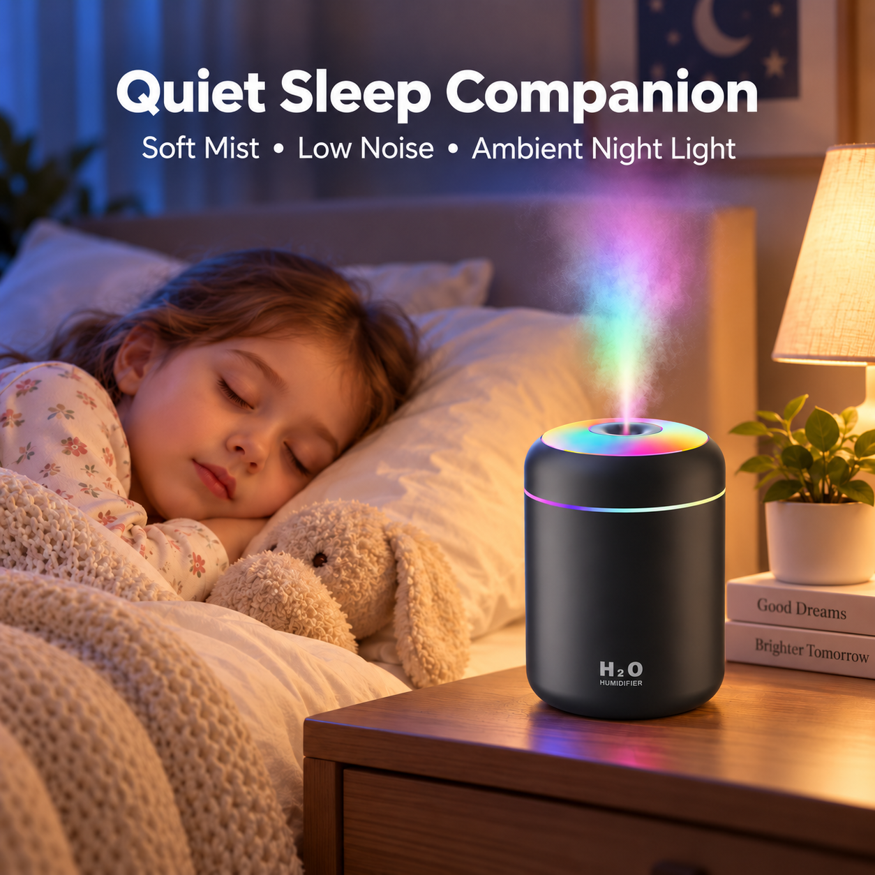 AliExpress Mini USB Ultrasonic Air Humidifier and Diffuser, view 2