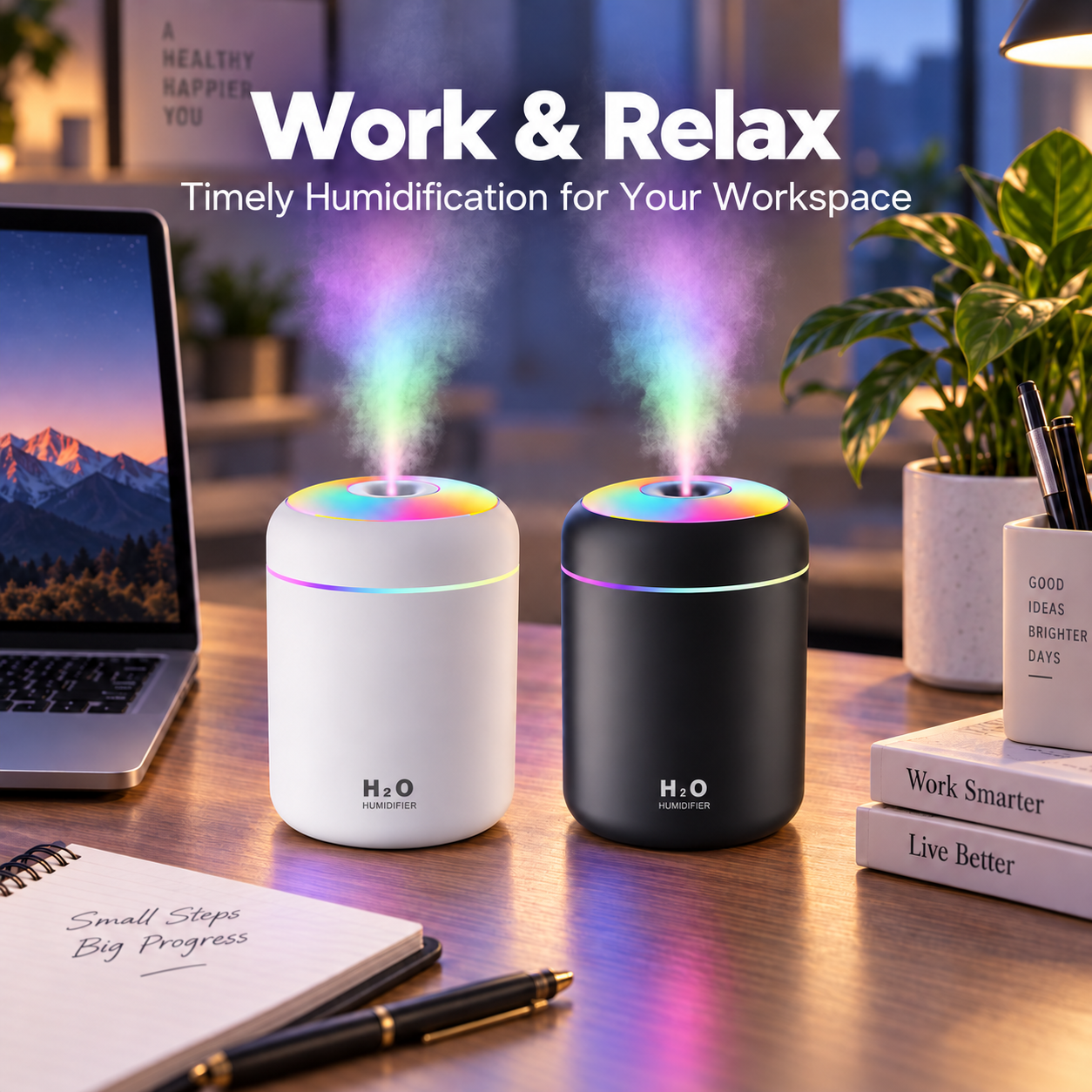 AliExpress Mini USB Ultrasonic Air Humidifier and Diffuser, view 4