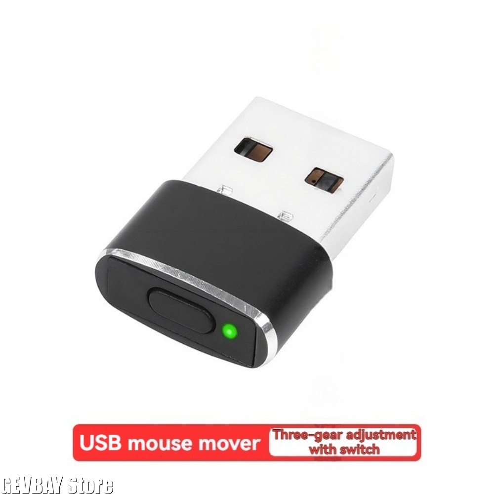 AliExpress Mini USB Mouse Jiggler Undetectable Mouse Mover ON/OFF Buttons Plug and Play Keeps Awake Computer Mouse PC Movement Simulator