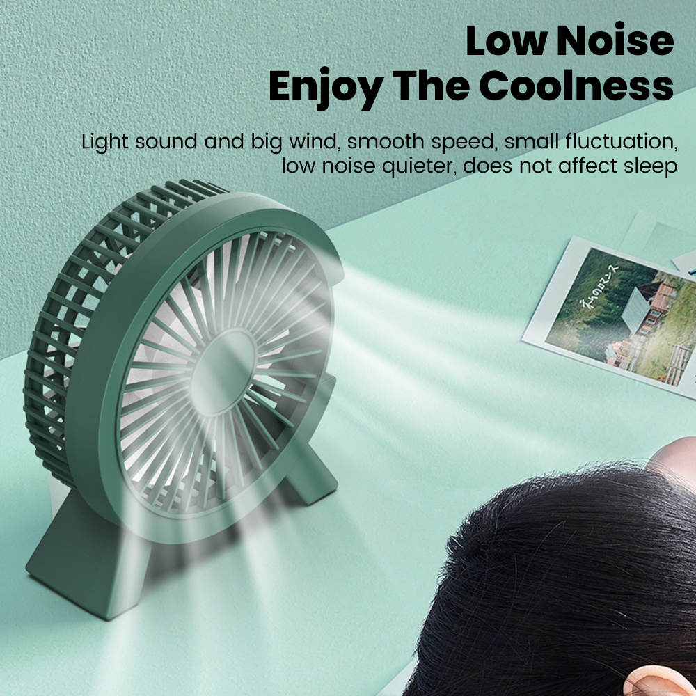 AliExpress Mini USB Rechargeable Desk Fan, view 2