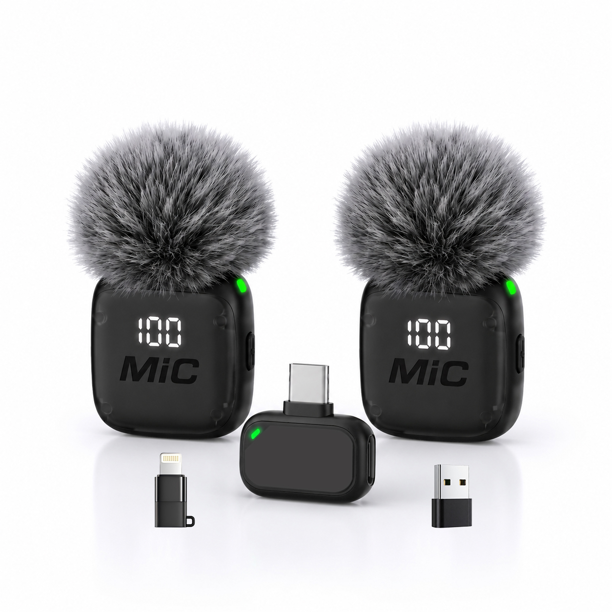 AliExpress Mini Wireless Clip-On Microphone, Smart Noise Reduction, Long Battery Life, Perfect for Live Streaming, Podcasts, and Vlogs.
