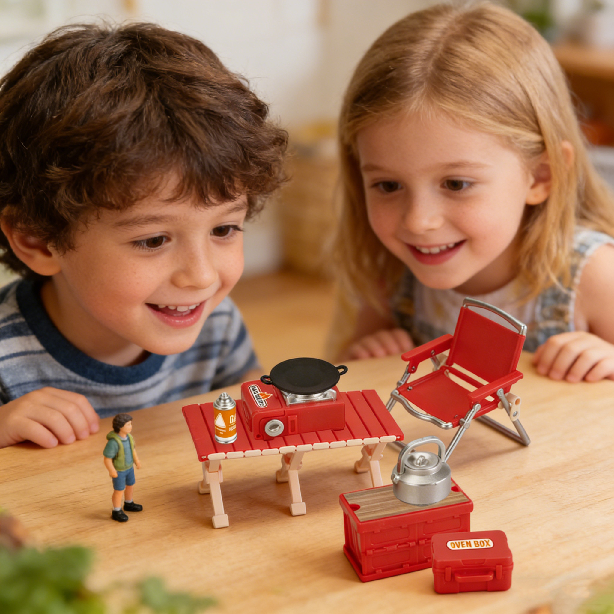 AliExpress Miniature Camping Picnic Model Set, Dollhouse Accessories, DIY Craft Decorations, Photography Props, Tiny Landscape Ornaments, view 6