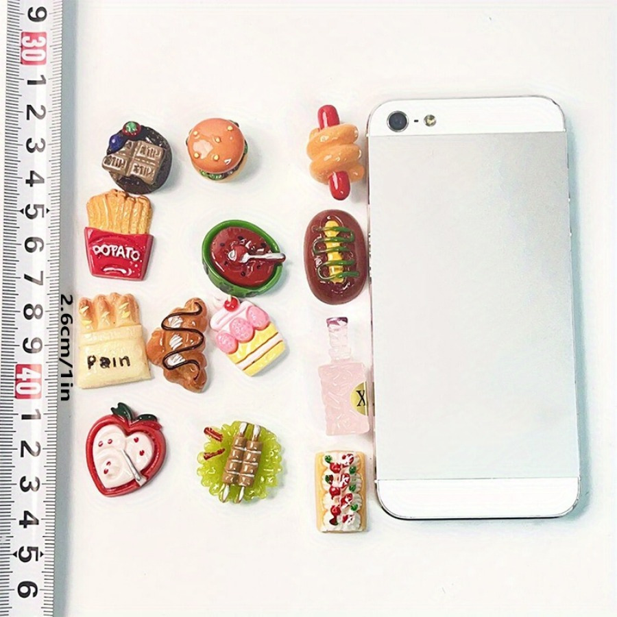 AliExpress Miniature Food Toys Mixed Resin Food Dolls Kitchen Pretend Toys Suitable for Dollhouse Kitchen Toys Resin Miniature Food, view 4