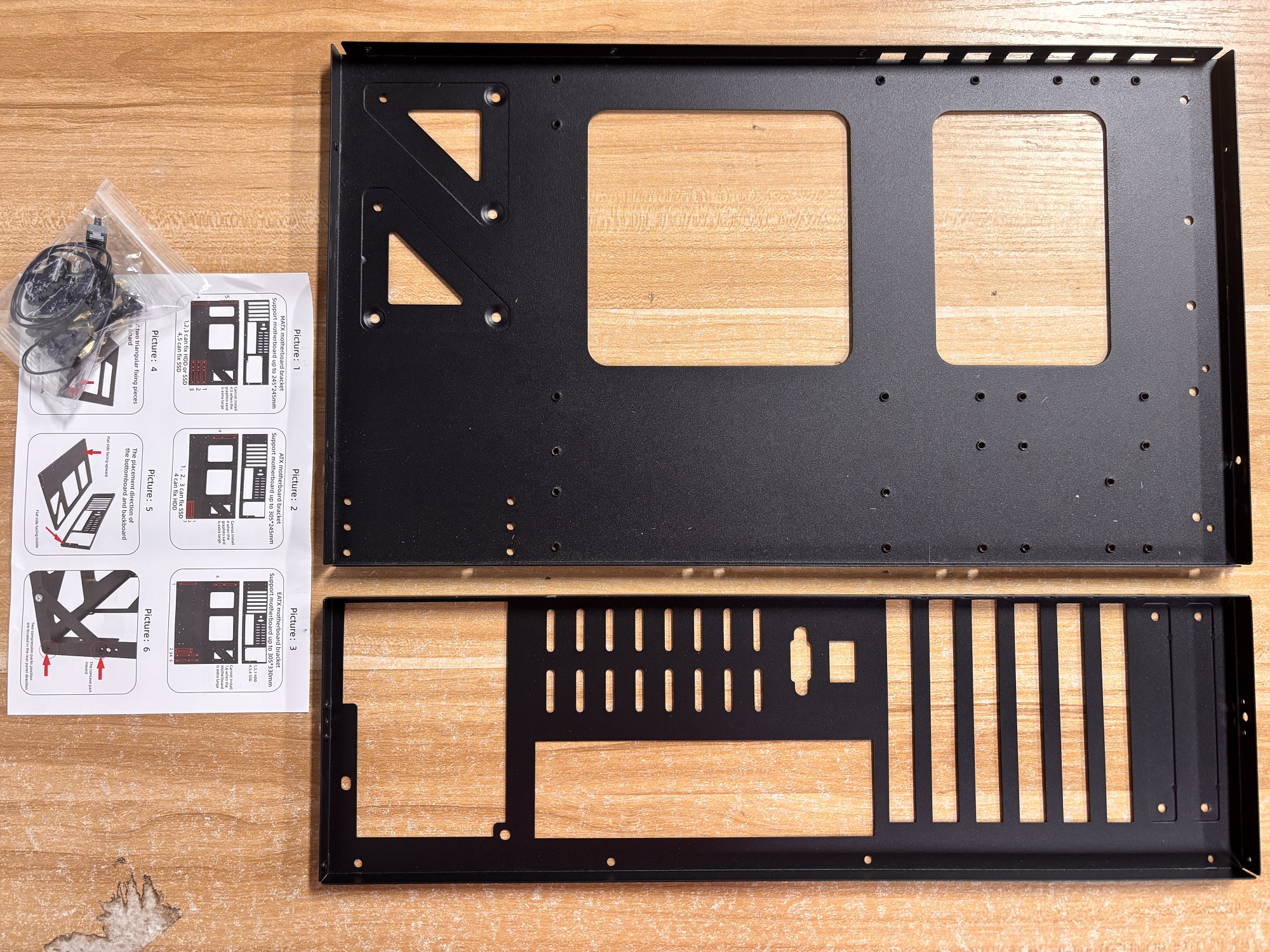 AliExpress Mining Frame Open Chassis Frame Thickened Motherboard Bracket Fixing Frame Mining Rig Case Frame Computer Cases Towers Cases, view 2
