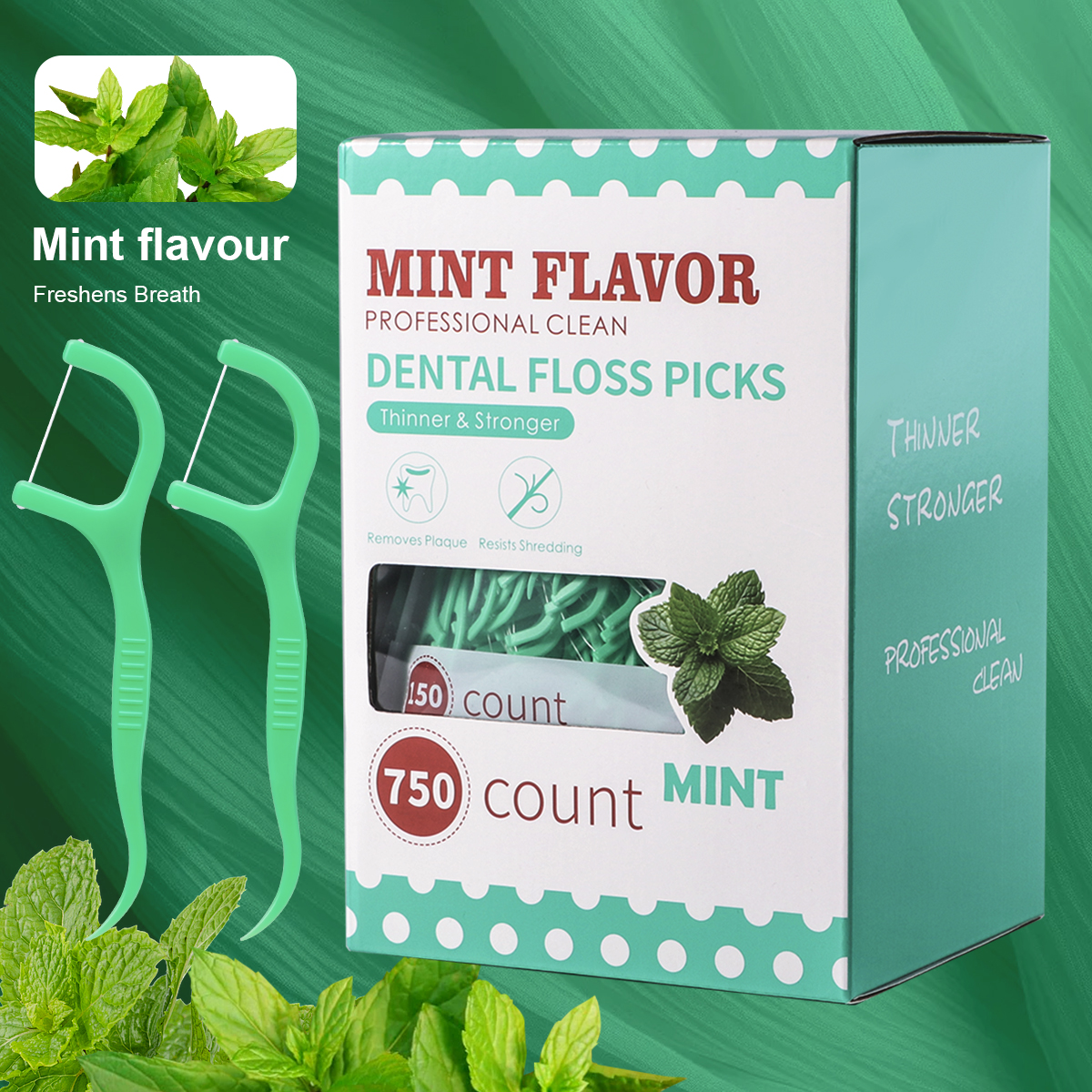 AliExpress Mint Dental Floss Sticks for Interdental Cleaning