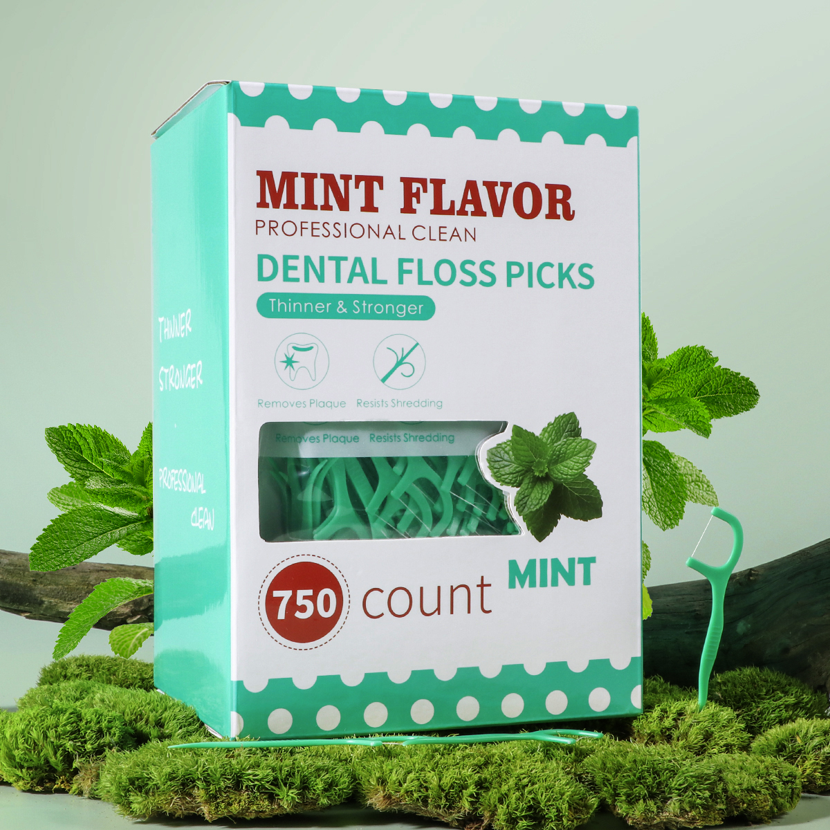 AliExpress Mint Dental Floss Sticks for Interdental Cleaning, view 3