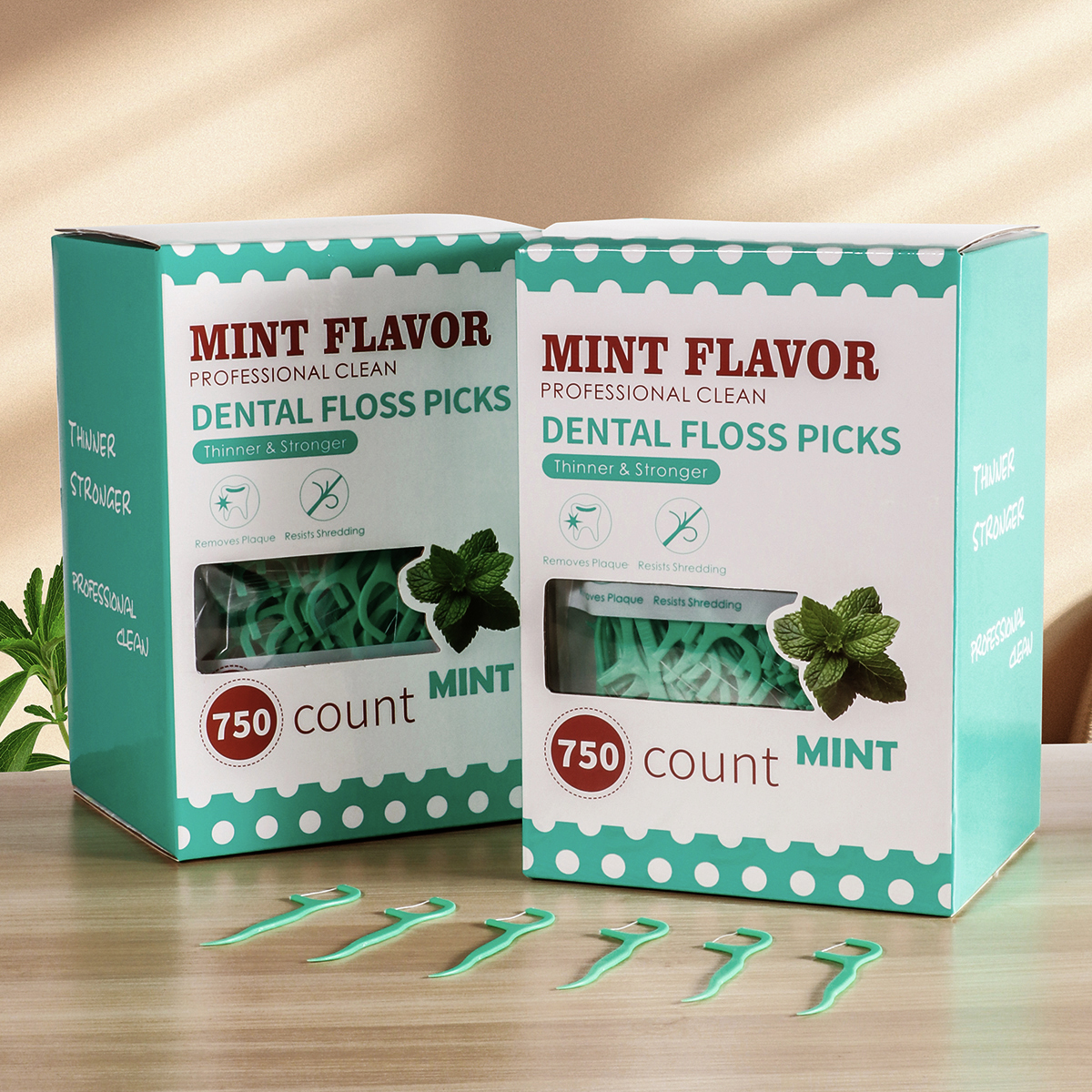AliExpress Mint Dental Floss Sticks for Interdental Cleaning, view 6