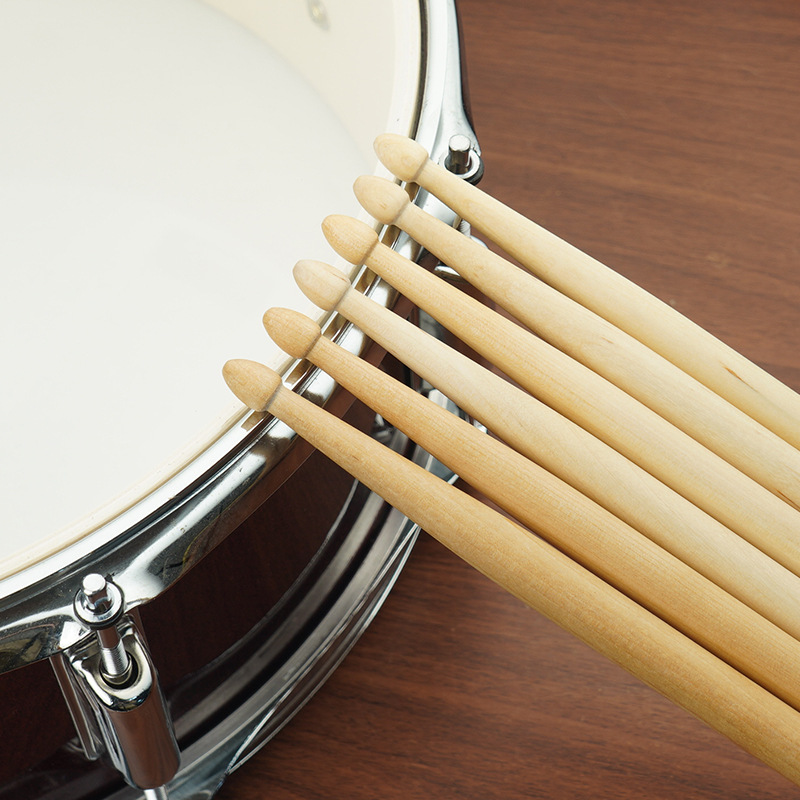 AliExpress Miwayer 1 Pairs 5A/7A Premium Maple Drumsticks Mallets Ideal for All Ages Durable Practice Drum Sticks for Jazz and Percu, view 4