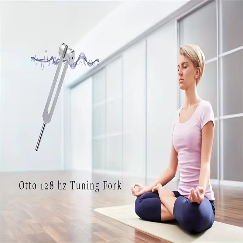 AliExpress Miwayer 128Hz Tuning Fork for Sound Therapy Stress Reduction Otoacoustic Emission Testing and Ear (Mallet&Wrench Include), view 5