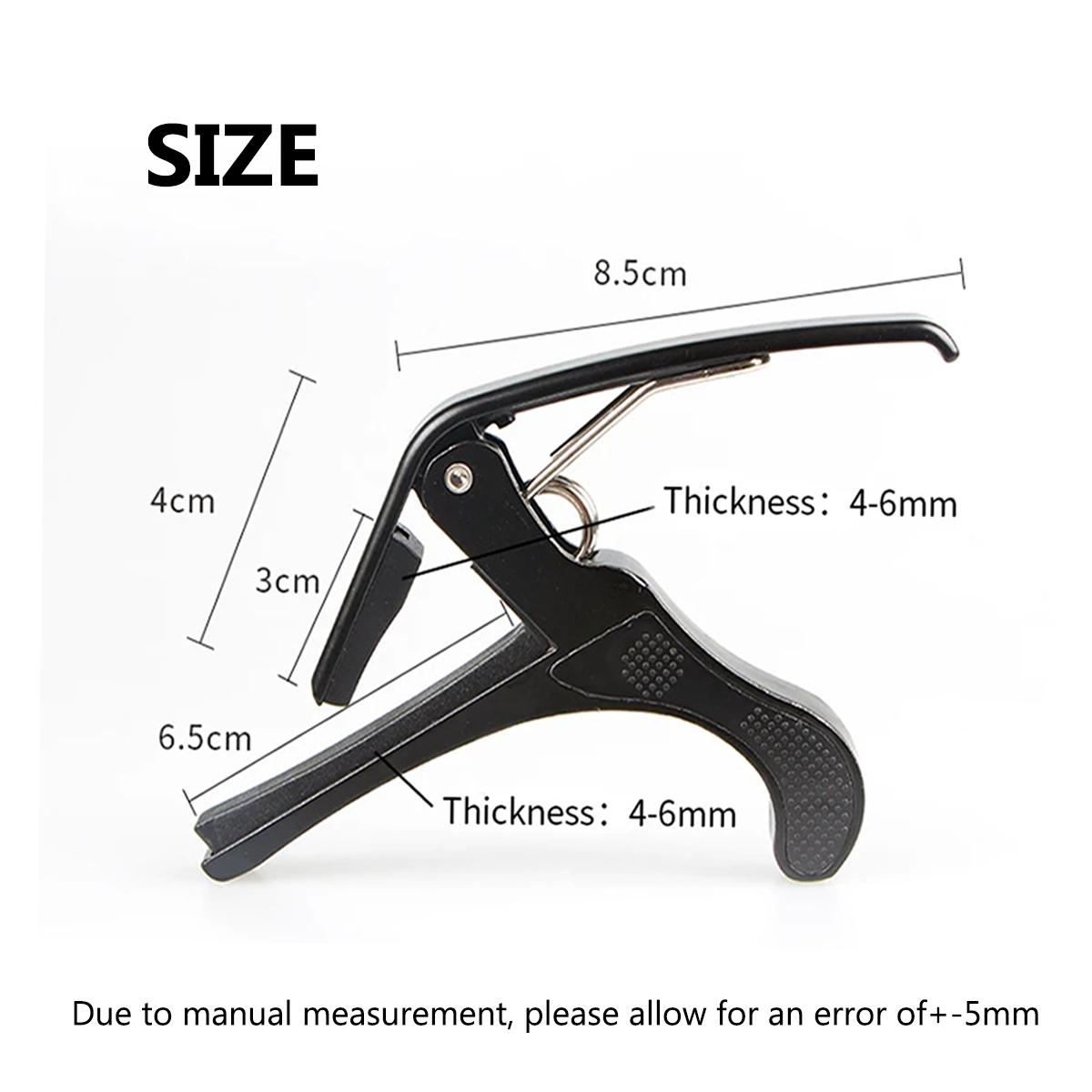 AliExpress Miwayer 1PC Professional Aluminum Alloy Guitar Big Capo - Memory Spring, 5 Colors, Protects Neck & Perfect Intonation, view 2