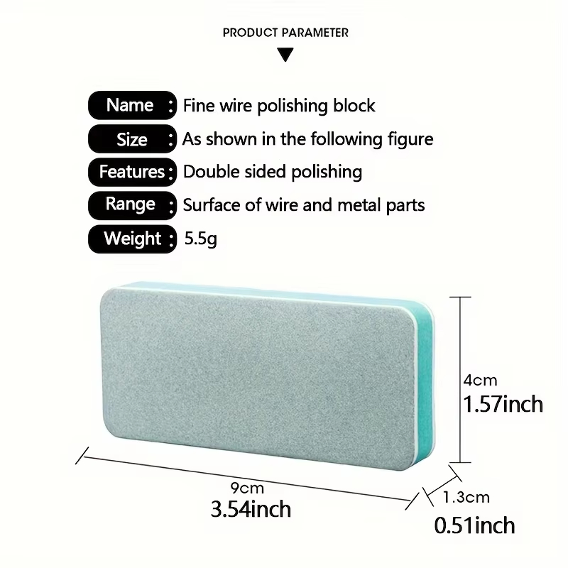 AliExpress Miwayer 2/4 Pcs Double-Sided 1000 Grit Sanding Block for Guitar Fretboard Polishing Care - Fret Cleaning Tool, view 2