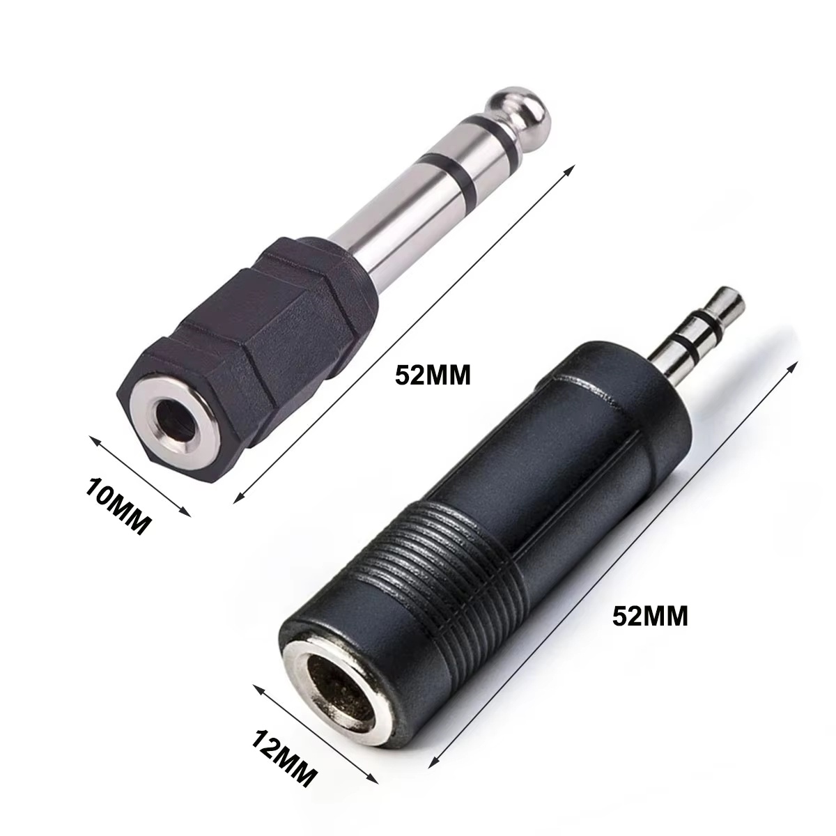 AliExpress Miwayer 3.5mm Female To 6.35mm(1/4 inch) Male Stereo Headphone Audio Adaptor/Microphone Plug Jack Adapter Converter, view 2
