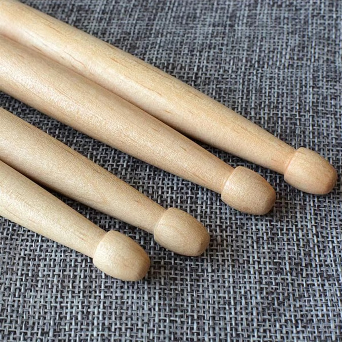 AliExpress Miwayer 5A/7A Maple Drumsticks Mallets - Premium Durable Practice Sticks Elegant Log Color for All Ages Drumming, view 5
