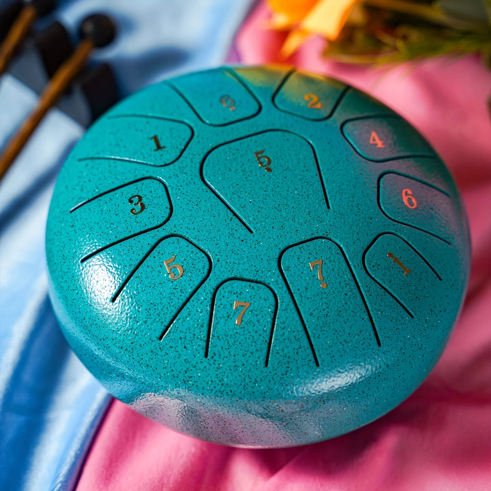 AliExpress Miwayer 6" Steel Tongue Drum Gift Set | 11-Note Sound Healing Instrument w/Tuning Kit | Yoga/Meditation/Anxiety Relief Tool, view 2