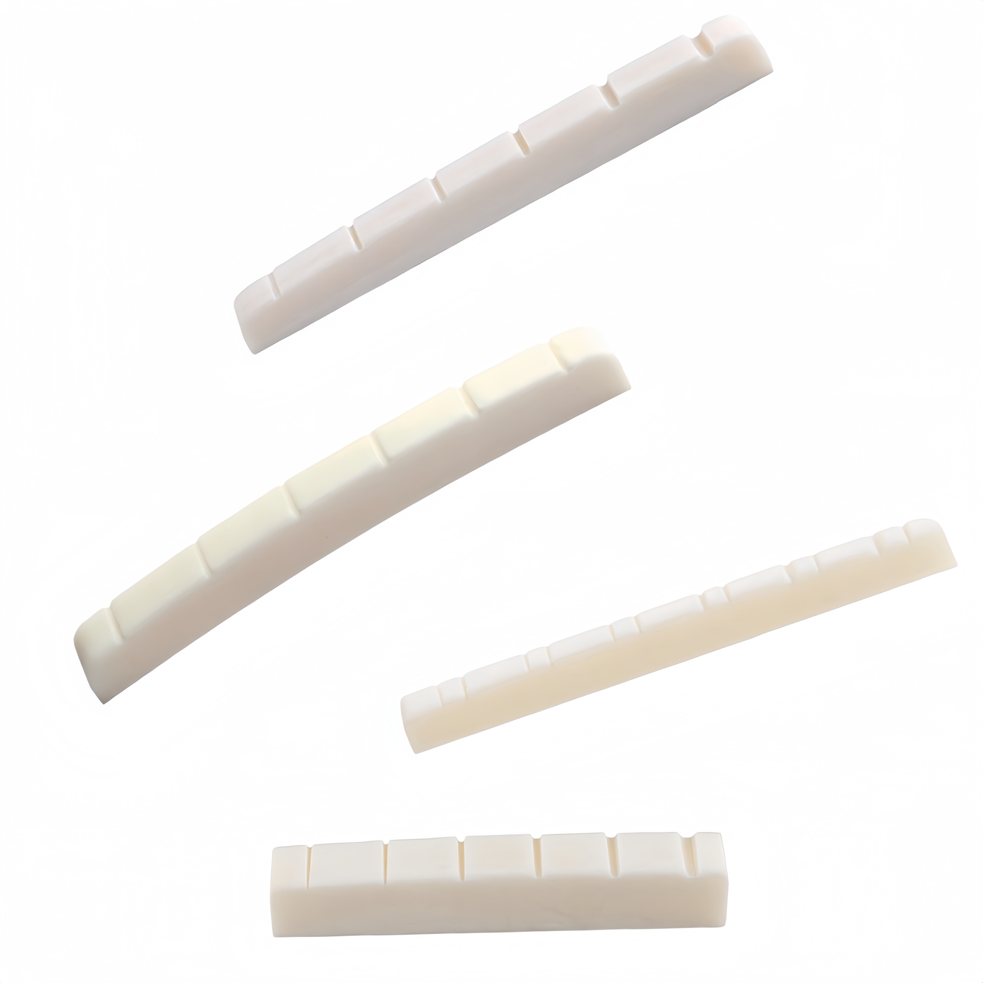 AliExpress Miwayer 6 String Electric Guitar Bone Nut 1pc Flat Bottom Pre-Slotted Real Bone Pro Replacement for Intonation&String Height Fix