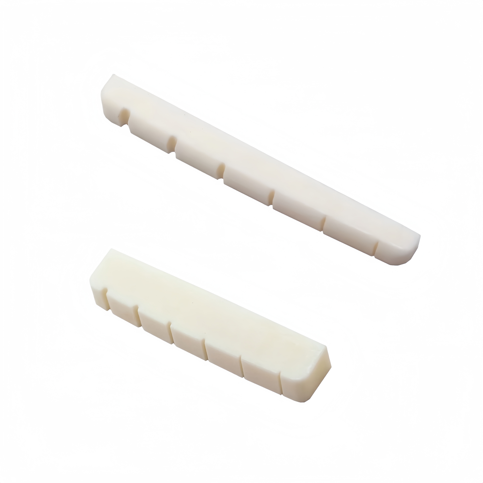 AliExpress Miwayer 6 String Electric Guitar Bone Nut 1pc Flat Bottom Pre-Slotted Real Bone Pro Replacement for Intonation&String Height Fix, view 3
