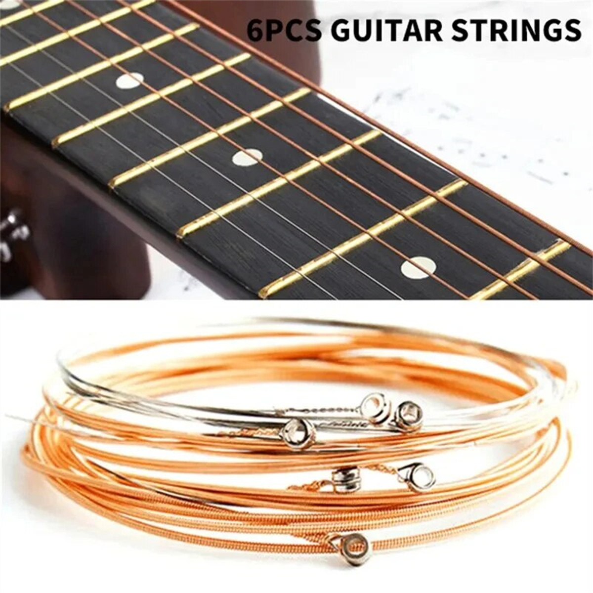 AliExpress Miwayer Acoustic Guitar Strings (6-Piece Set), view 2