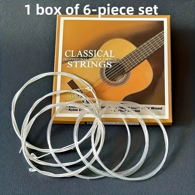 AliExpress Miwayer CG-01 Nylon Classical Guitar Strings6 Strings Silver Plated Copper Alloy Winding Normal Tension, view 5