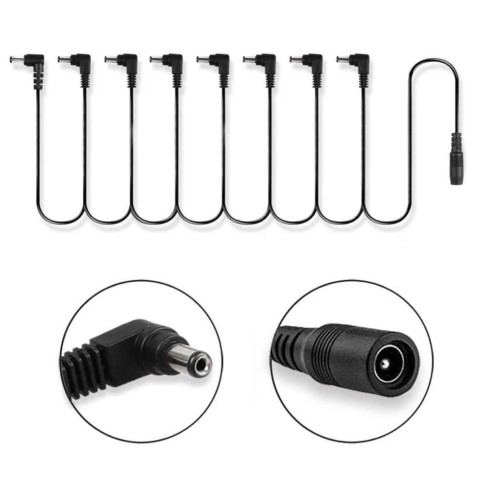 AliExpress Miwayer Daisy Chain Cables 1 to 2-10 Ways Guitar Effect Pedal Power Supply Adapter 9V DC 1A Reinforced Noiseless Center Negative, view 3