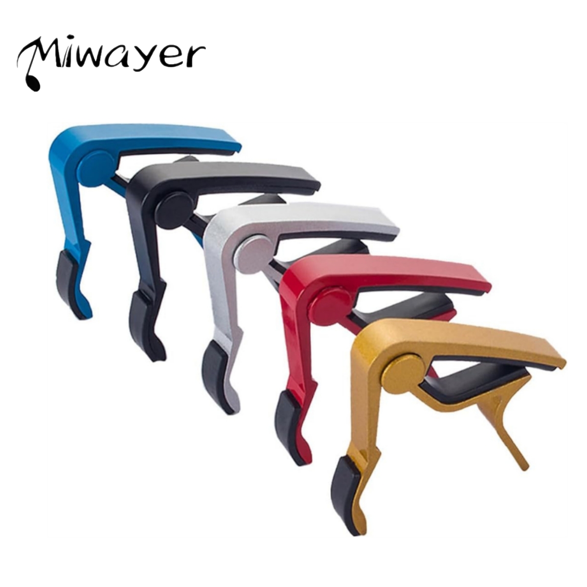 AliExpress Miwayer Guitar Capo with Tone Enhancement System - Lightweight Alloy, Quick Adjustment for All Stringed Instruments