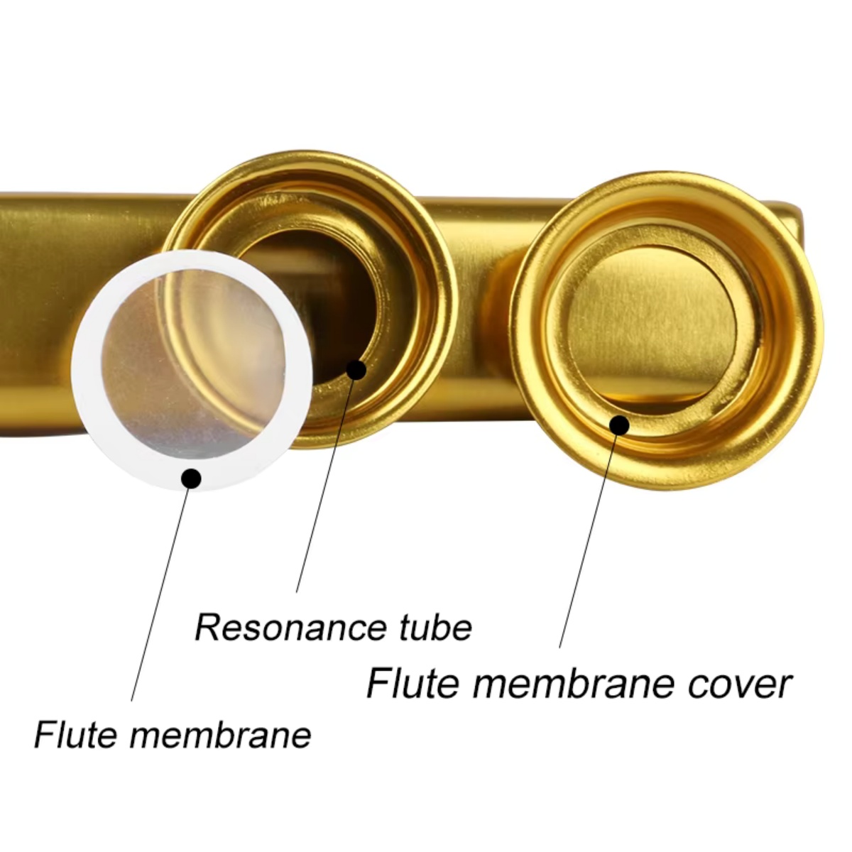 AliExpress Miwayer Kazoo Set with Kazoo + Flute Barrel + 5pcs Diaphragms, 7 Colors, Simple Easy to Learn Musical Gift for Party Favor, view 4