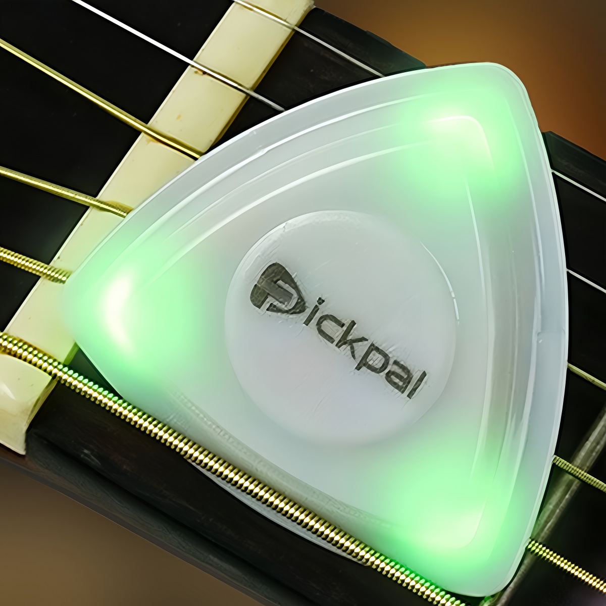 AliExpress Miwayer Triangle LED Luminous Guitar Pick, 3 Colors White/Green/Purple, High-Sensitivity LED Light Non-Slip Plectrum for Guitar, view 3
