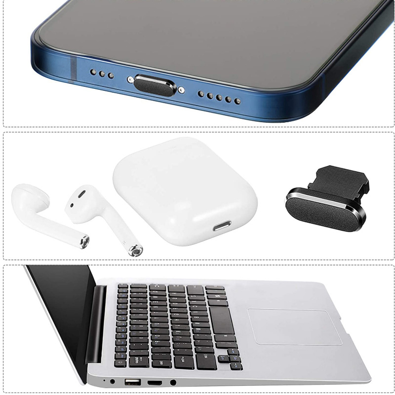 AliExpress Mobile Phone Charging Port Dust Plug Removal Cleaner Kit for iPhone 15 14 13 Pro Max Computer Keyboard Dustproof Cleaning Brush, view 3