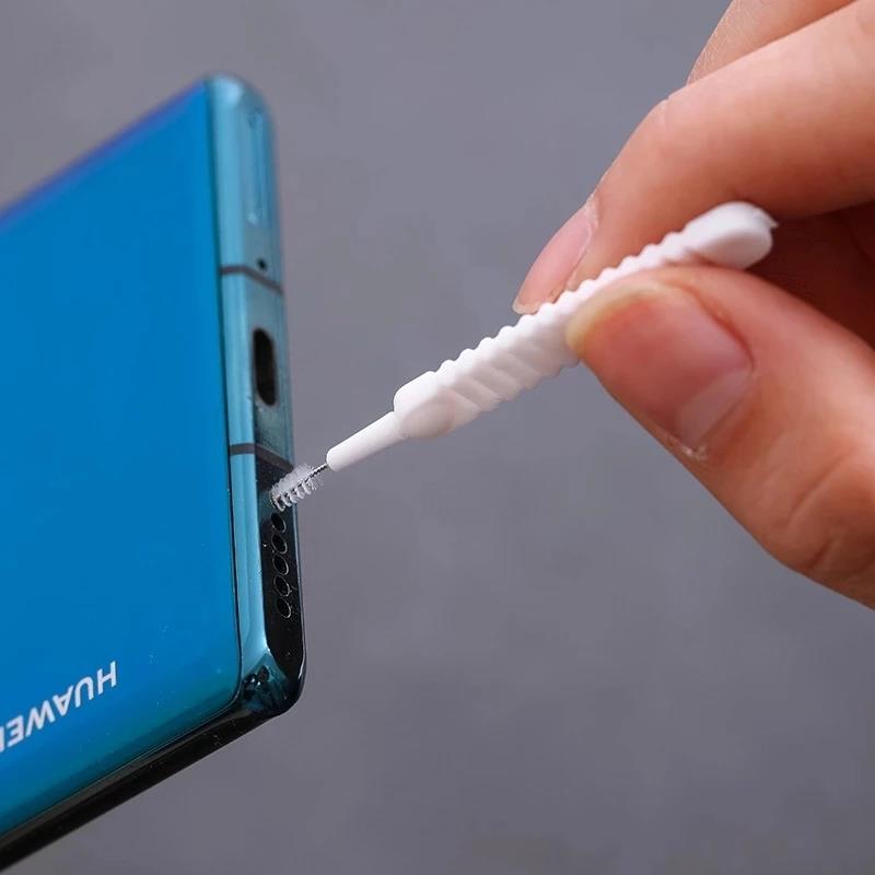 AliExpress Mobile Phone Charging Port Dust Plug Removal Cleaner Kit for iPhone 15 14 13 Pro Max Computer Keyboard Dustproof Cleaning Brush, view 2