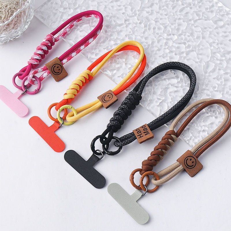 AliExpress Mobile Phone Lanyard Luxury Braided Wrist Mobile Phone Lanyard Hand-held Pendant Anti-fall Multifunctional Wristband