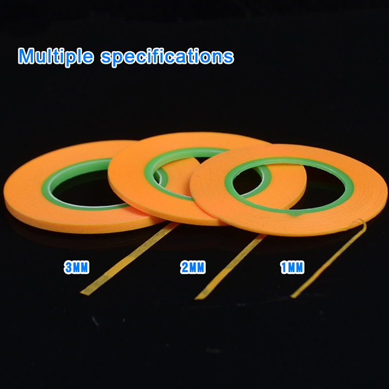 AliExpress Model Spraying Coating Color Ultra Tape Fine DIY Special Masking Wide 1mm/2mm/3mm 18m Model Covering Tape, view 3
