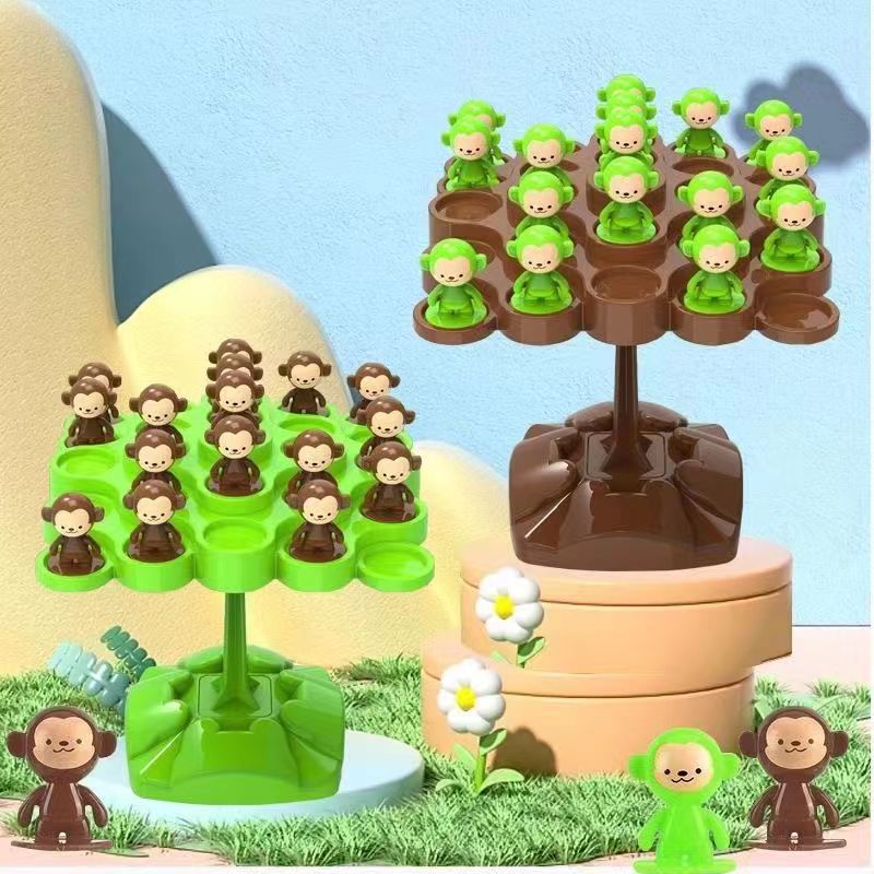 AliExpress Monkey Balance Tree Focus Balance Training Children's Toys Folding Music Series Parent Child Interactive Board Game