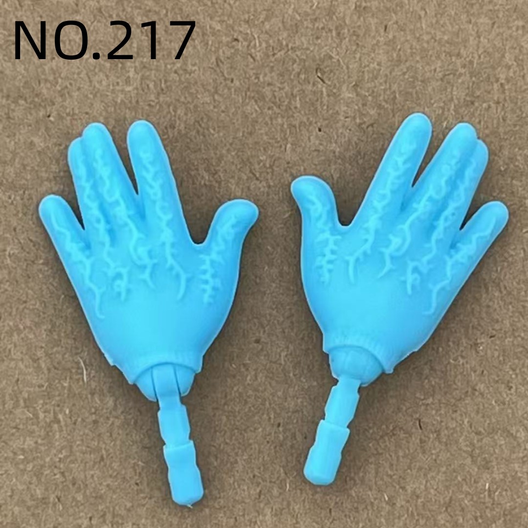 AliExpress Monster Doll Replacement Parts Set DIY Doll Dressing Accessories Includes Hands Feet Legs Elbows for Personality Doll Making, view 5
