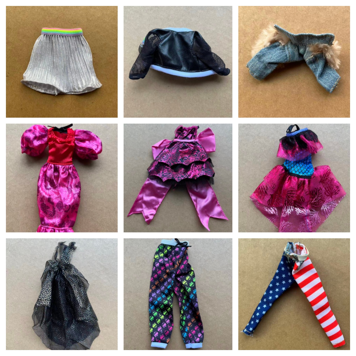 AliExpress Monstering Doll Coat Tshirt Blouse 1/6 Slim Dressing Parts Colorful Decors For Slim Doll Body
