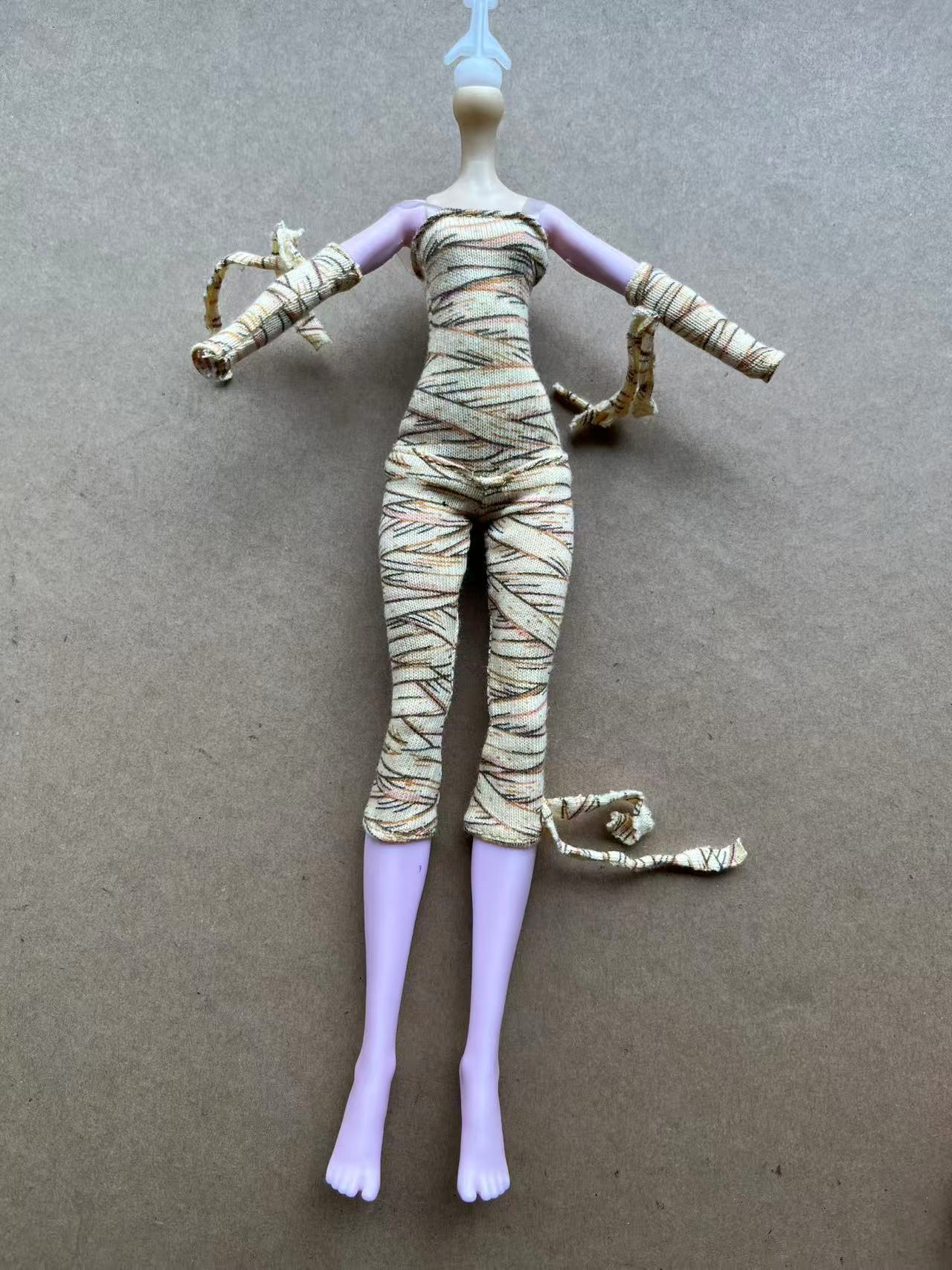 AliExpress Monstering Doll Coat Tshirt Blouse 1/6 Slim Dressing Parts Colorful Decors For Slim Doll Body, view 5