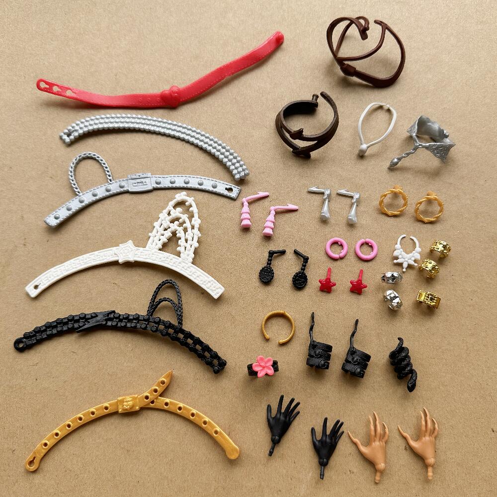AliExpress Monsters Doll Accessories Earrings Necklace Bracelet Clothes Dresses Skirt Leggings Replacement Hands Arms Alien Ant Tail