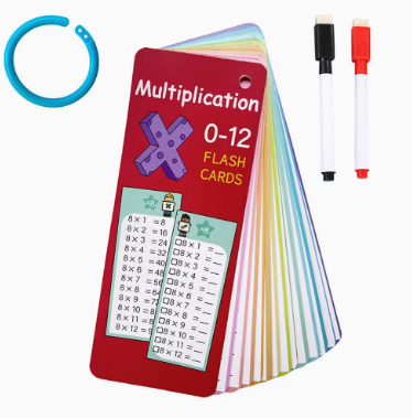 AliExpress Montessori 0‑12 Multiplication Times Table Cards Self‑Check Math Learning Teaching Aids for Home Classroom, view 2