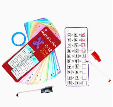AliExpress Montessori 0‑12 Multiplication Times Table Cards Self‑Check Math Learning Teaching Aids for Home Classroom, view 3
